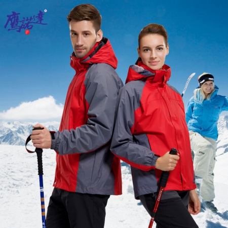 冬季加厚冲锋衣工作服