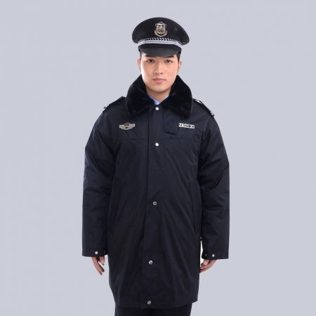 2018年新款冬季保安工作服款式-鹰诺达