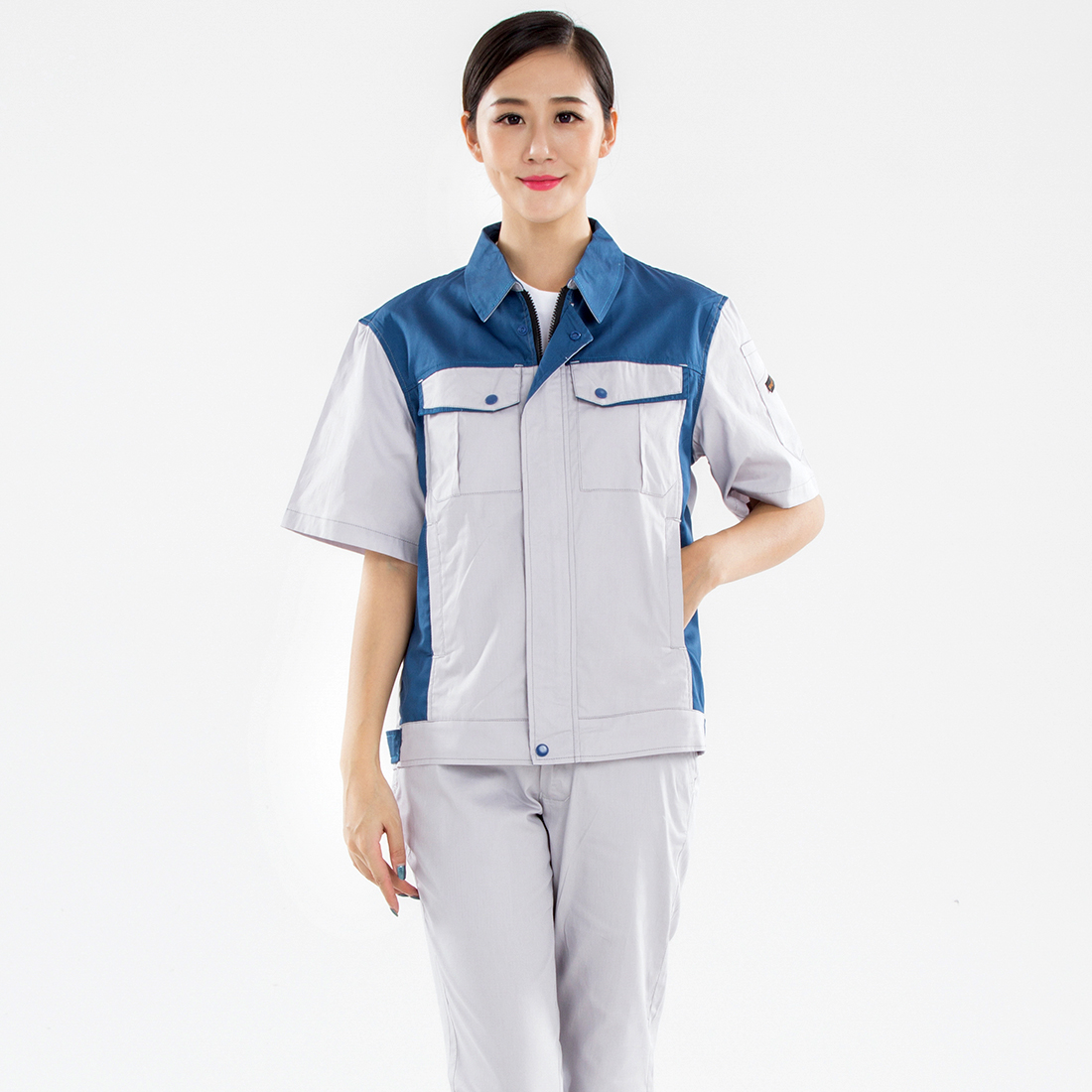 夏装短袖工衣
