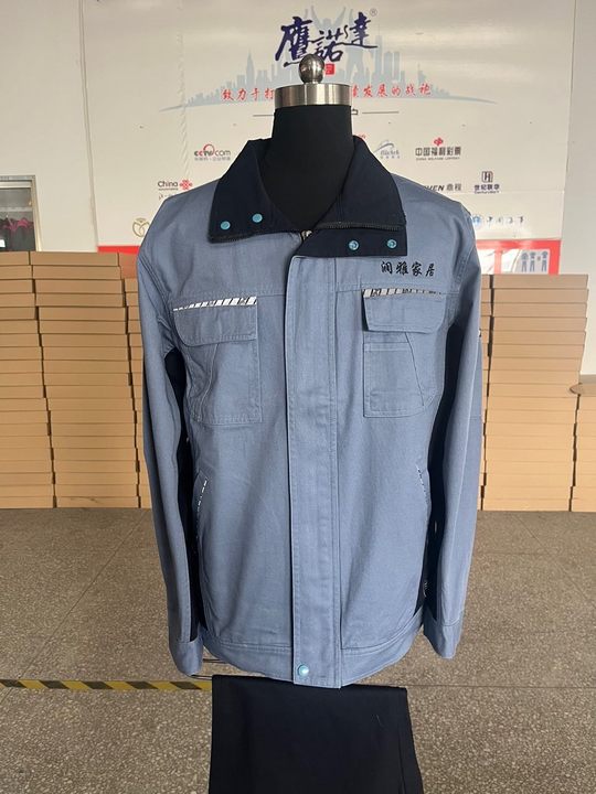 润雅家具长袖工作服