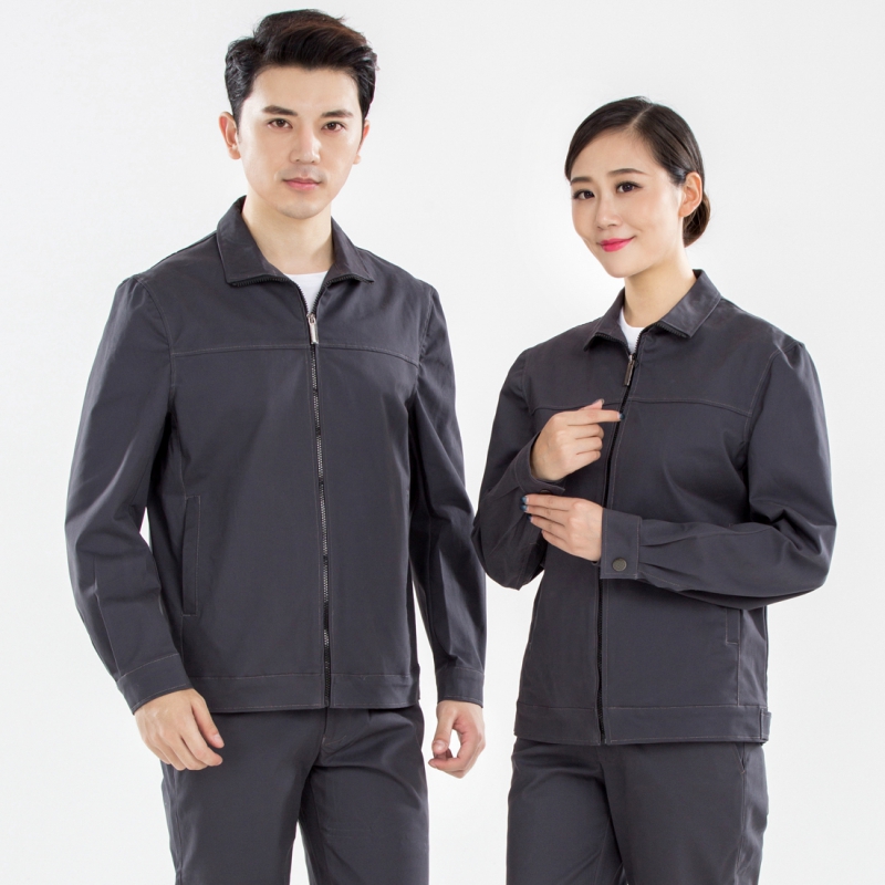 满意工厂工作服款式图片
